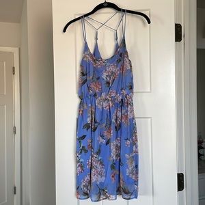 A&F Blue Floral Summer Dress - Size Small